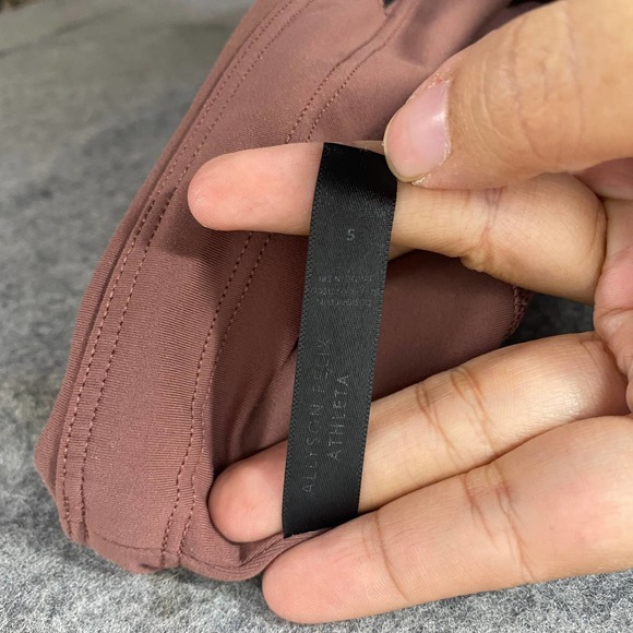 Athleta x Allyson Felix Leggings Small Mauve Pink Legend High Rise Limited - Picture 14 of 16